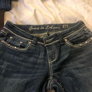 Grace boot cut jeans size 27